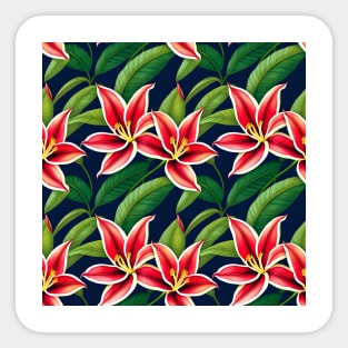 Floral Elegance Extravaganza Sticker